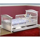 Sorelle Joel Solid Pine Toddler Bed in White