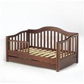 Sorelle Grande Solid Pine Toddler Bed in Cherry