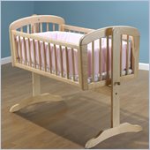 Sorelle Standa Cradle w/ Mattress in Natural