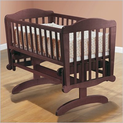 Sorelle Dondola Gliding Cradle with Mattress in Cherry