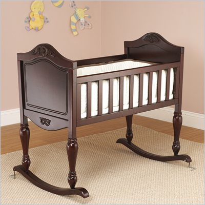 Sorelle Lisa Baby Cradle in Espresso