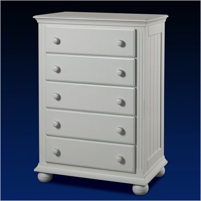Sorelle Vista 5-Drawer Chest in French White