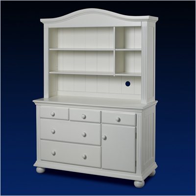 Sorelle Vista Dresser and Hutch Combo in French White