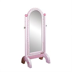 Teamson Kids Bouquet Hand Painted Girl's Standing Mirror