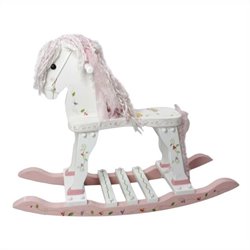 Teamson Kids Princess & Frog Hand Painted Kids Rocking Horse