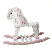 Teamson Kids Princess & Frog Hand Painted Kids Rocking Horse