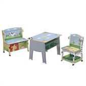 Teamson Kids Sunny Safari Hand Painted Table Set