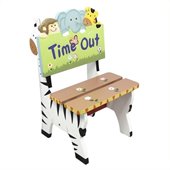 Teamson Kids Sunny Safari Hand Painted Kids Time Out Chair