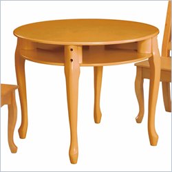 Teamson Kids Windsor Round Hand Painted Kids Table and Chair Set in Honey