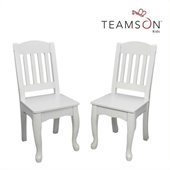 Teamson Design Kids Windsor Chairs in White (Set of 2)