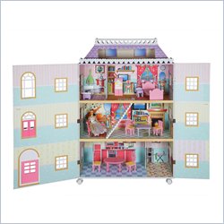 Teamson Kids London Mansion with Furniture