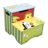 Teamson Kids Sunny Safari Painted Step Stool
