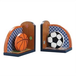 Teamson Kids Little Sports Fan Book Ends