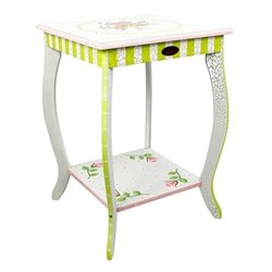 Teamson Kids Crackled Finish End Table