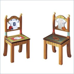 Teamson Kids Little Sports Fan Set of 2 Chairs