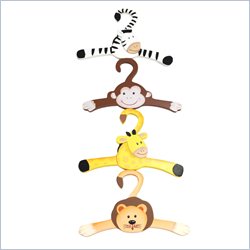 Teamson Kids Sunny Safari Set of 4 Hangers