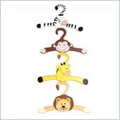 Teamson Kids Sunny Safari Set of 4 Hangers 
