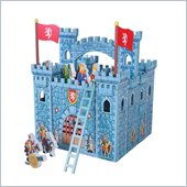 Teamson Kids Hand Carry Castle with Figurines in Blue