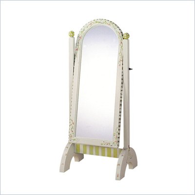 Teamson Kids Alphabet Hand Painted Kids Standing Mirror