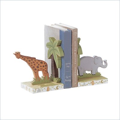 Teamson Kids Alphabet Hand Painted Animal Book End