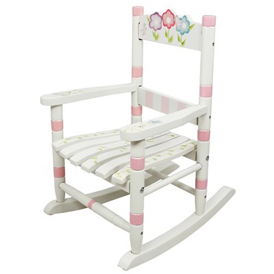 Teamson Kids Bouquet Hand Painted Girl's Rocking Chair