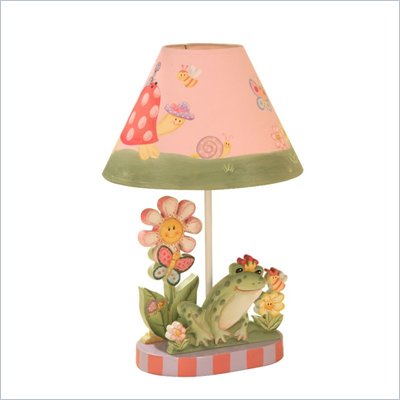 Teamson Design Magic Garden Hand Painted Kids Table Lamp
