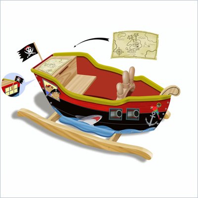 Teamson Kids Play Pirate Boat