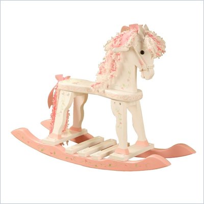 Teamson Kids Princess & Frog Hand Painted Kids Rocking Horse