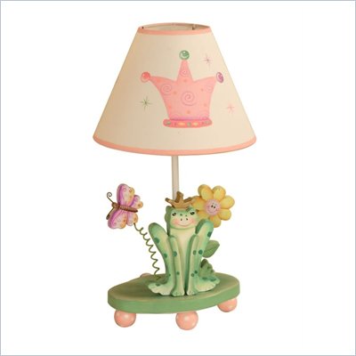 Teamson Kids Princess Frog Crown Table Lamp