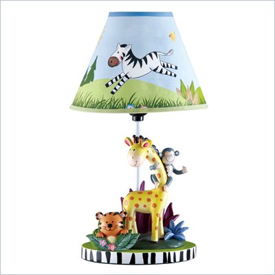 Teamson Kids Sunny Safari Collection Table Lamp