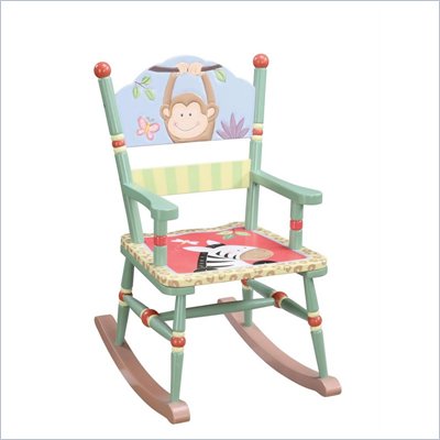 Teamson Kids Sunny Safari Hand Painted Rocking Chair