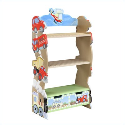 Teamson Kids Transportation Bookshelf