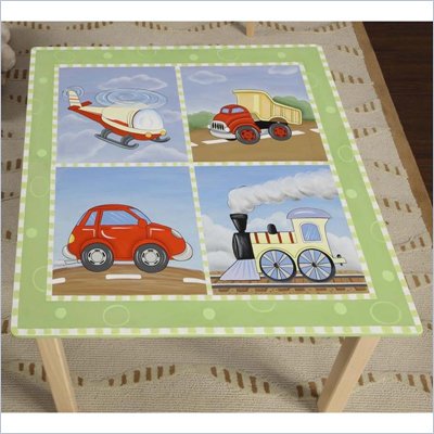 Teamson Kids Transportation Hand Painted Table