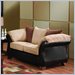 Simmons Upholstery Amarillo Loveseat in Espresso