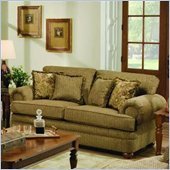 Simmons Upholstery Bixby Loveseat in Peat