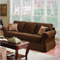 Simmons Upholstery Carnevino Sofa in Cocoa