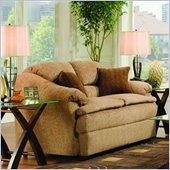 Simmons Upholstery Dream Loveseat in Woodsmoke