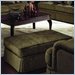 Simmons Upholstery Heritage Ottoman in Raisin
