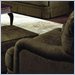 Simmons Upholstery Heritage Wide Chair in Raisin