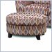 Simmons Upholstery Hourglass Lagoon Ottoman