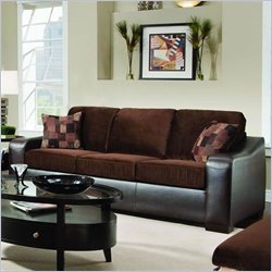 Simmons Upholstery London Sofa in Walnut