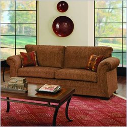 Wholesale+Upholstery+Fabric Information And Auctions Simmons Upholstery Maya Sofa in Coffee
