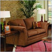 Simmons Upholstery Maya Loveseat in Coffee