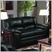 Simmons Upholstery Paris Leather Loveseat