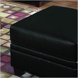 Simmons Upholstery Paris Leather Ottoman