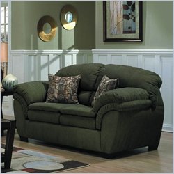 Simmons Upholstery Temptation Loveseat in Bark