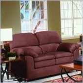 Simmons Upholstery Olympic Loveseat in Espresso