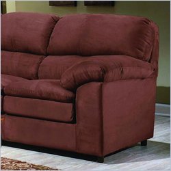Simmons Upholstery Olympic Large Chair in Espresso