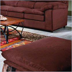 Simmons Upholstery Olympic Storage Ottoman in Espresso