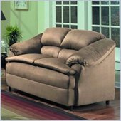 Simmons Upholstery Jaguar Loveseat in Tan